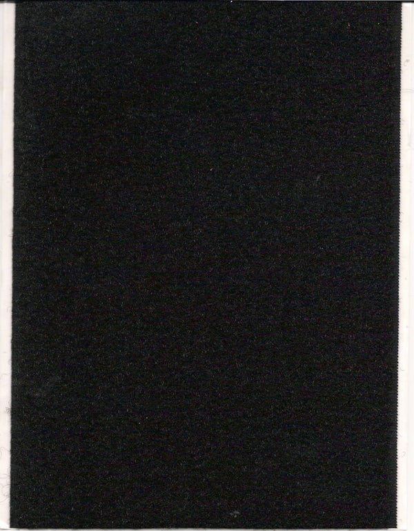 Black velcro (soft side) per meter