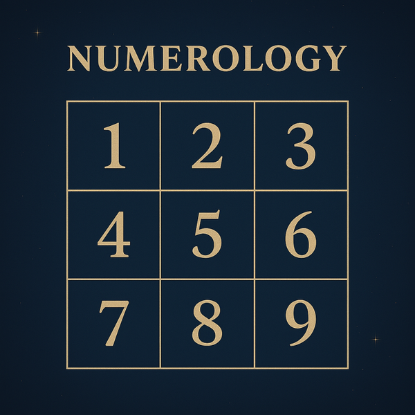 Basic Numerology chart