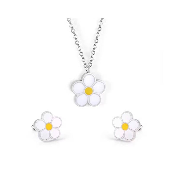 Set oorbellen + ketting