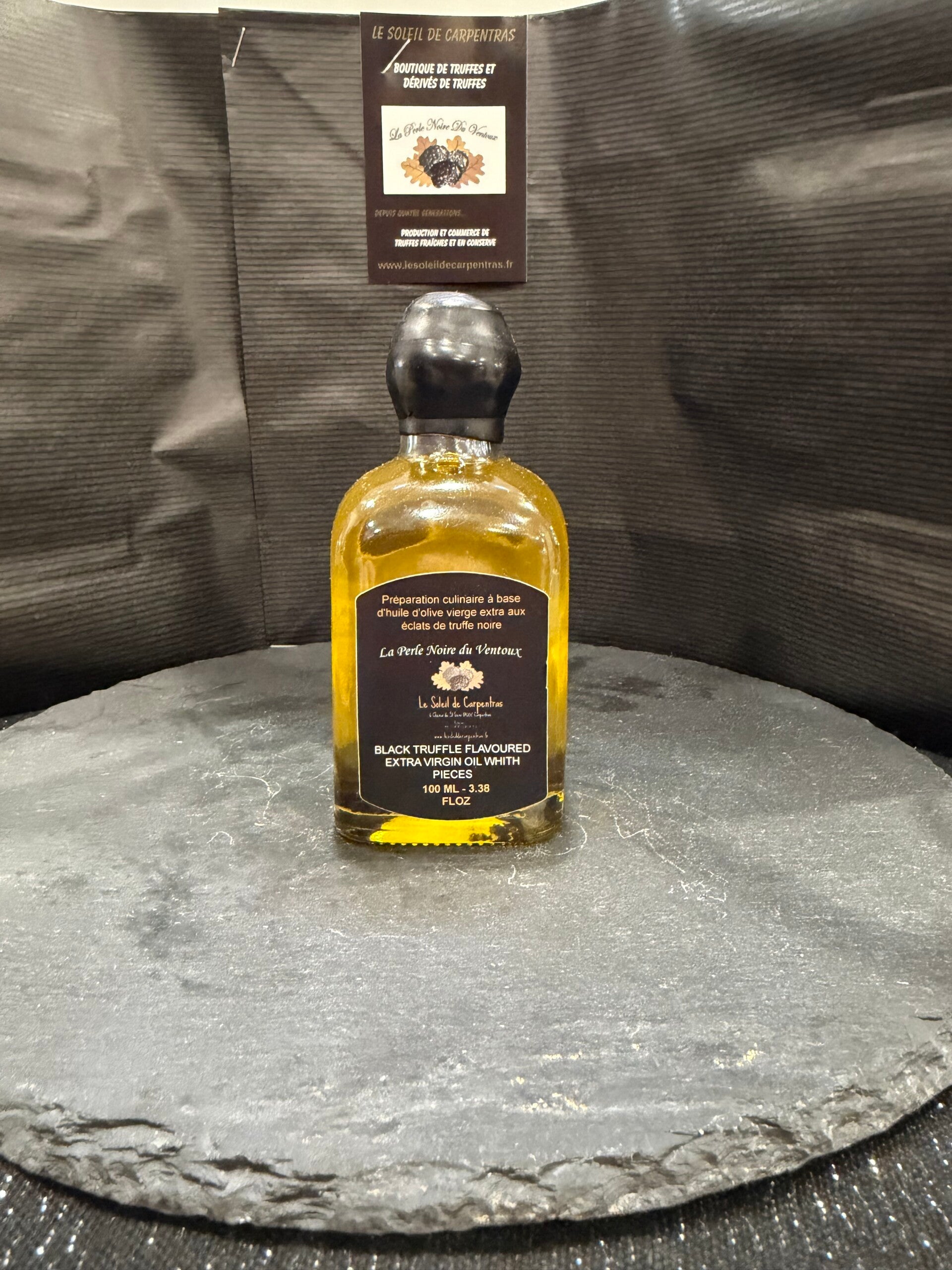 Huile d'olive à la truffe noire
