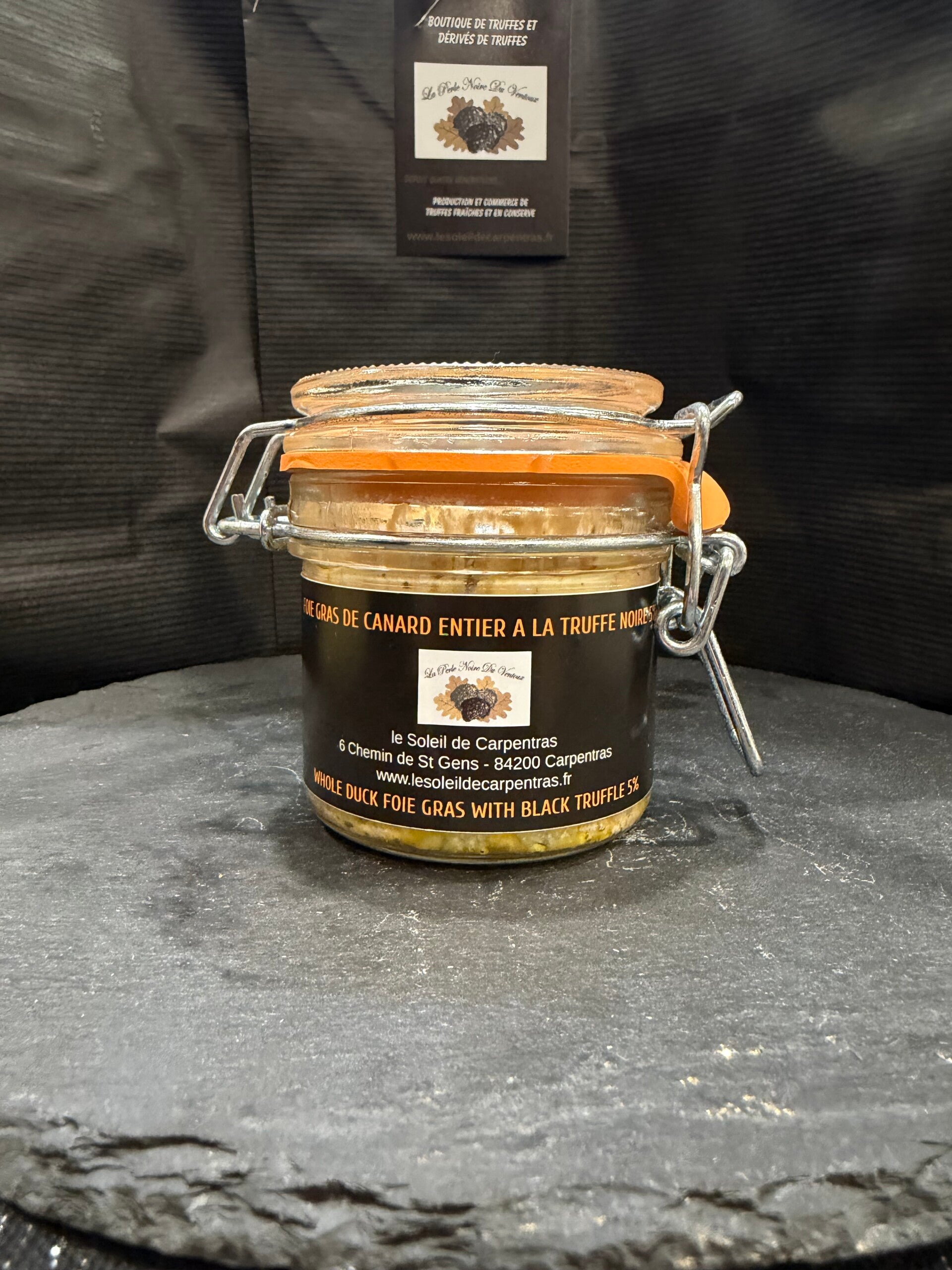 Foie gras entier à la truffe noire - 90g -