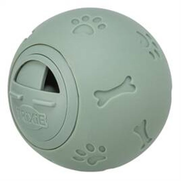 Balle à friandises pour chien 7 cm verte