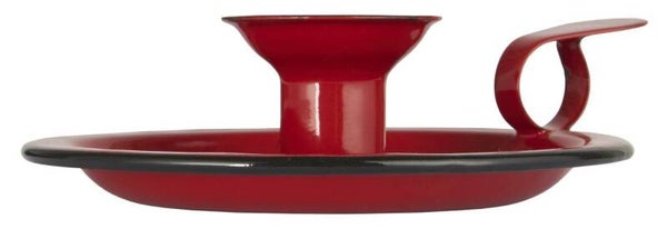 Ib-Laursen  Candle holder f/dinner candle enamel  0412-33
