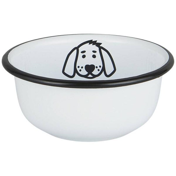 Ib-Laursen Bowl for dog mini enamel  0448-11