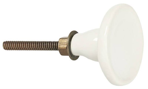 Ib-Laursen  Knob ceramic white 0585-11