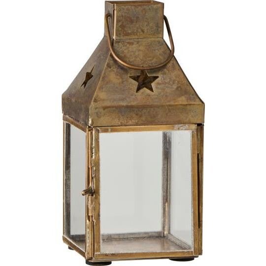 Ib-Laursen Lantern w/stars in roof  08066-17