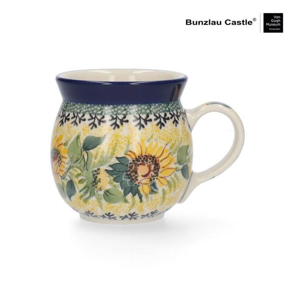 Bunzlau Castle Mug Farmer 240 ml - VGM Sunflowers UNIKAT 1005-35085