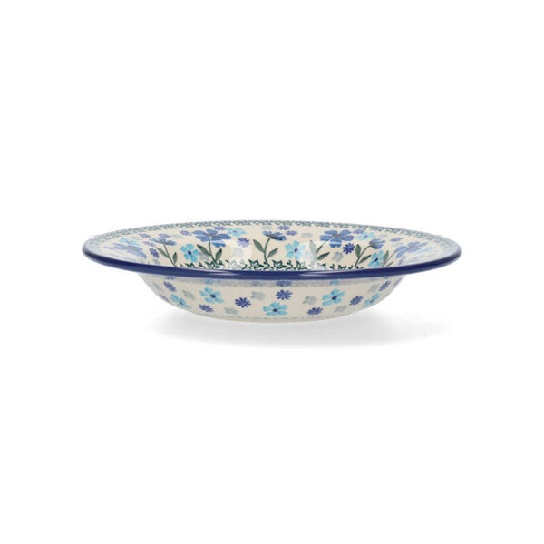 Bunzlau Castle Plate Deep Ø 23,5 cm Blossom Blue 1014-3507
