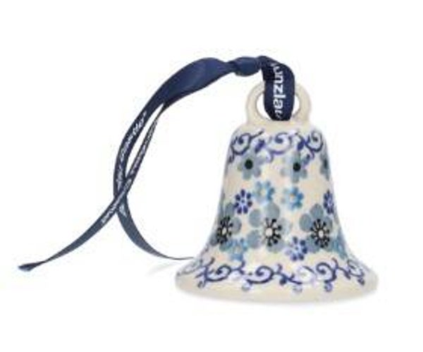 Bunzlau Castle Christmas Bell Large- Winter Garden   1029-2084