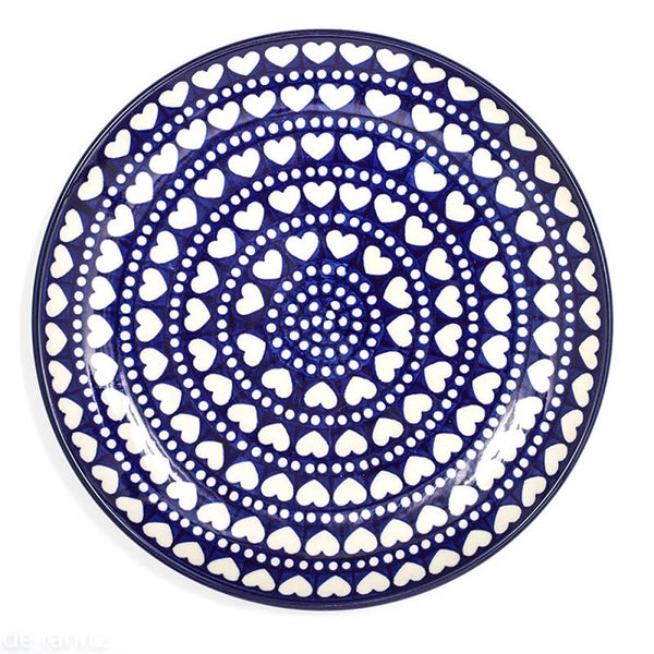 Bunzlau Castle  Plate Ø: 20 cm Blue Valentine 1086-0375E