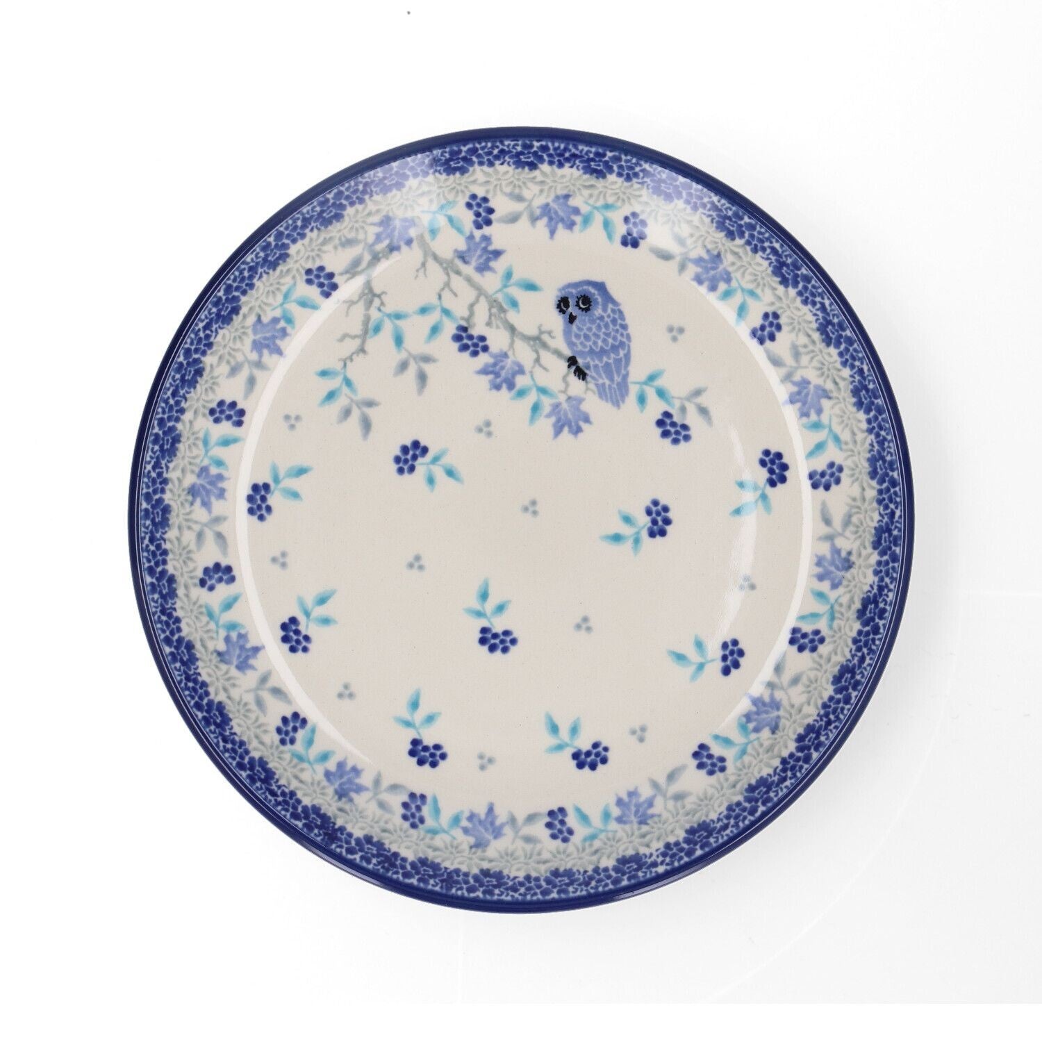 Bunzlau Castle  Plate Ø 20 cm - Owl  1086-3439