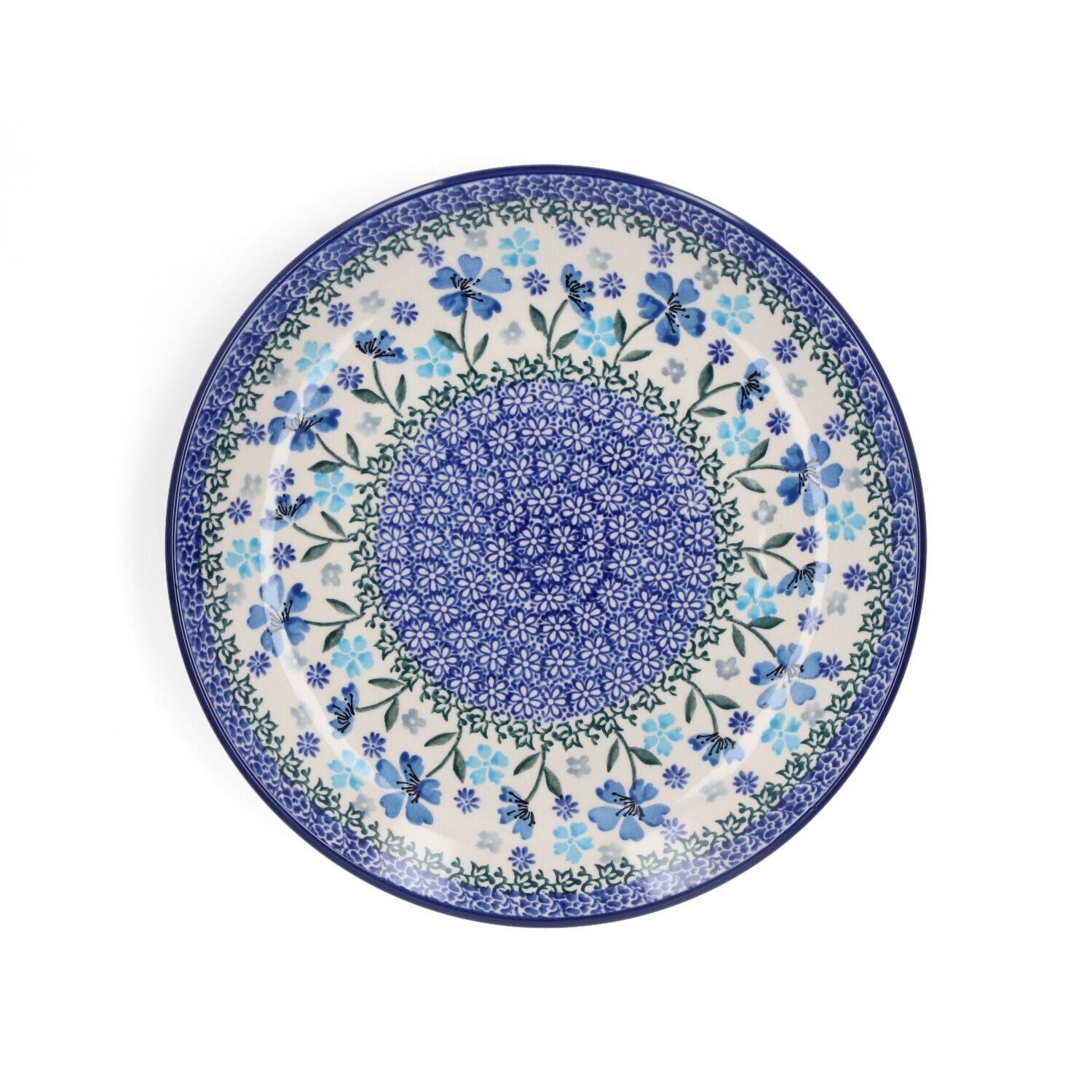 Bunzlau Castle  Plate Ø 25,5 cm Blossom Blue  1257-3507