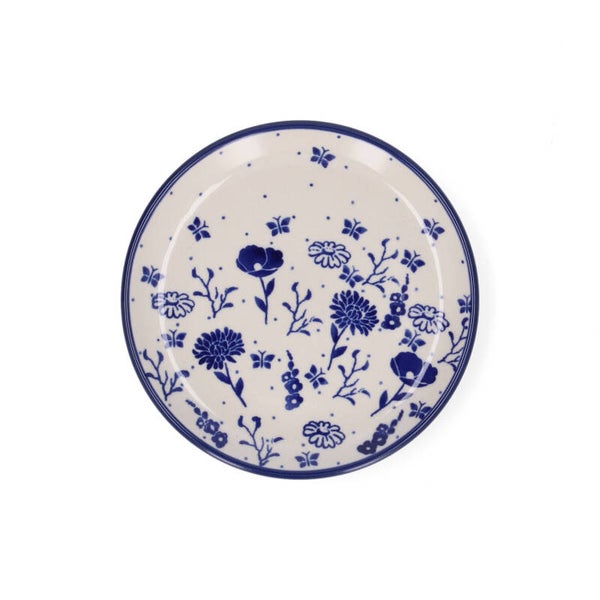 Bunzlau Castle Cake Dish Ø 16 cm - Flower Festival   1261-2888