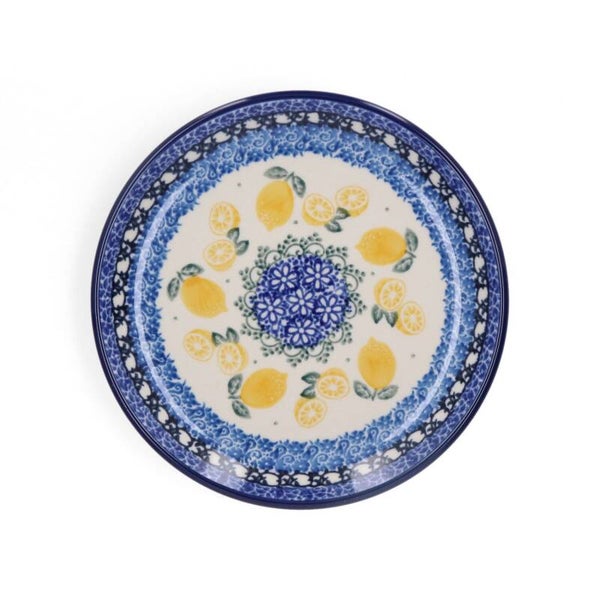 Bunzlau Castle Cake Dish Ø 16 cm - Lemons  1261-3495