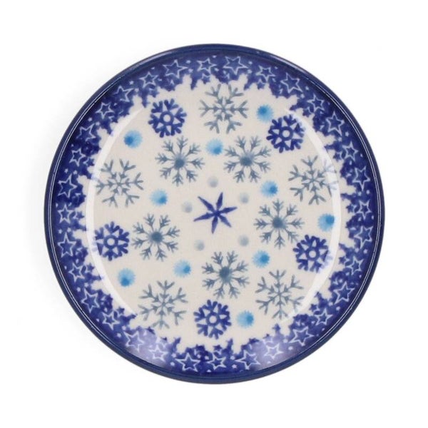 Bunzlau Castle Teabag Dish Round - Ice Stars  1262-2974