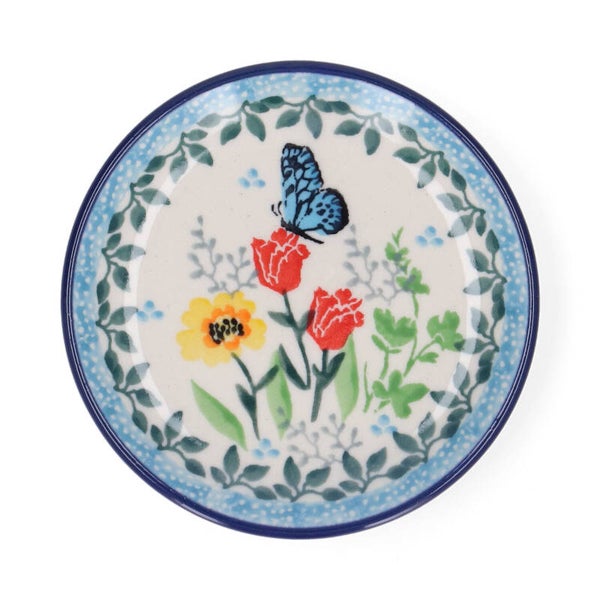 Bunzlau Castle  Teabag Dish Round - Butterfly Blossom  1262-3365