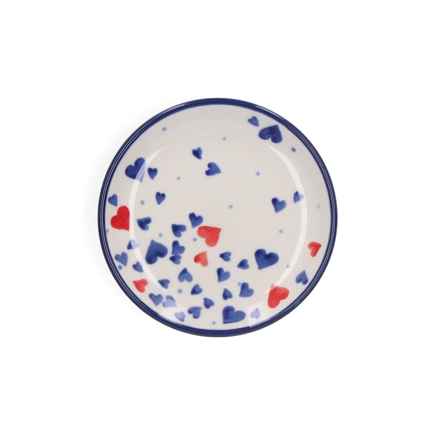 Bunzlau Castle Teabag Dish Round - Love  1262-3474