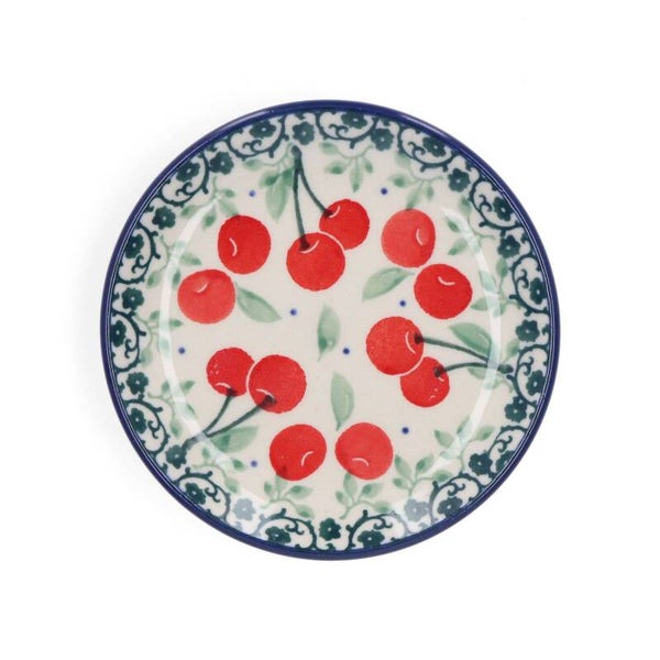 Bunzlau Castle  Teabag Dish Round - Cherries  1262-3496