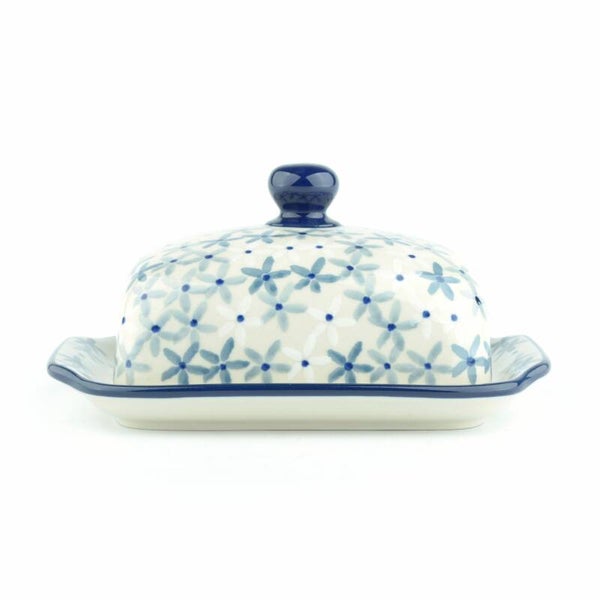 Bunzlau Castle Butter Dish with Plate Sea Star   1295-2607