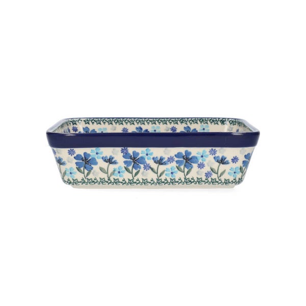 Bunzlau Castle  Oven Dish Rectangular 1880 ml Blossom Blue  1404-3507