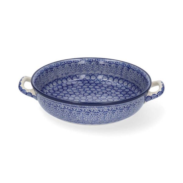 Bunzlau Castle Oven Dish Round 1980 ml - Lace  1420-0884
