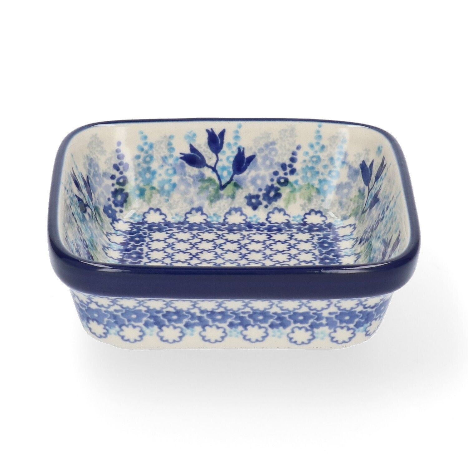 Bunzlau Castle  Bowl Square 350 ml - Blue Garden  1429-3316