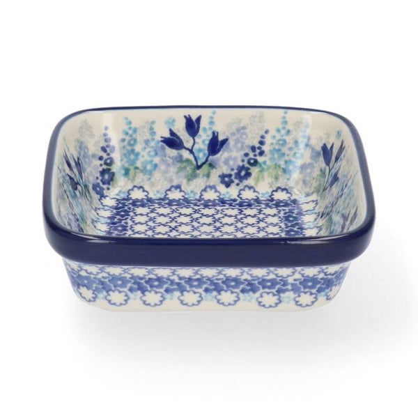 Bunzlau Castle  Bowl Square 350 ml - Blue Garden  1429-3316