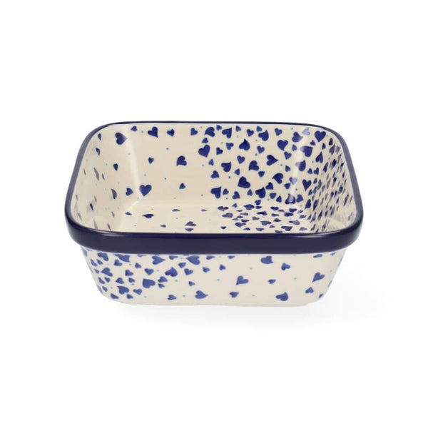 Bunzlau Castle Oven Dish Square 1550 ml - Hearts  1430-2874