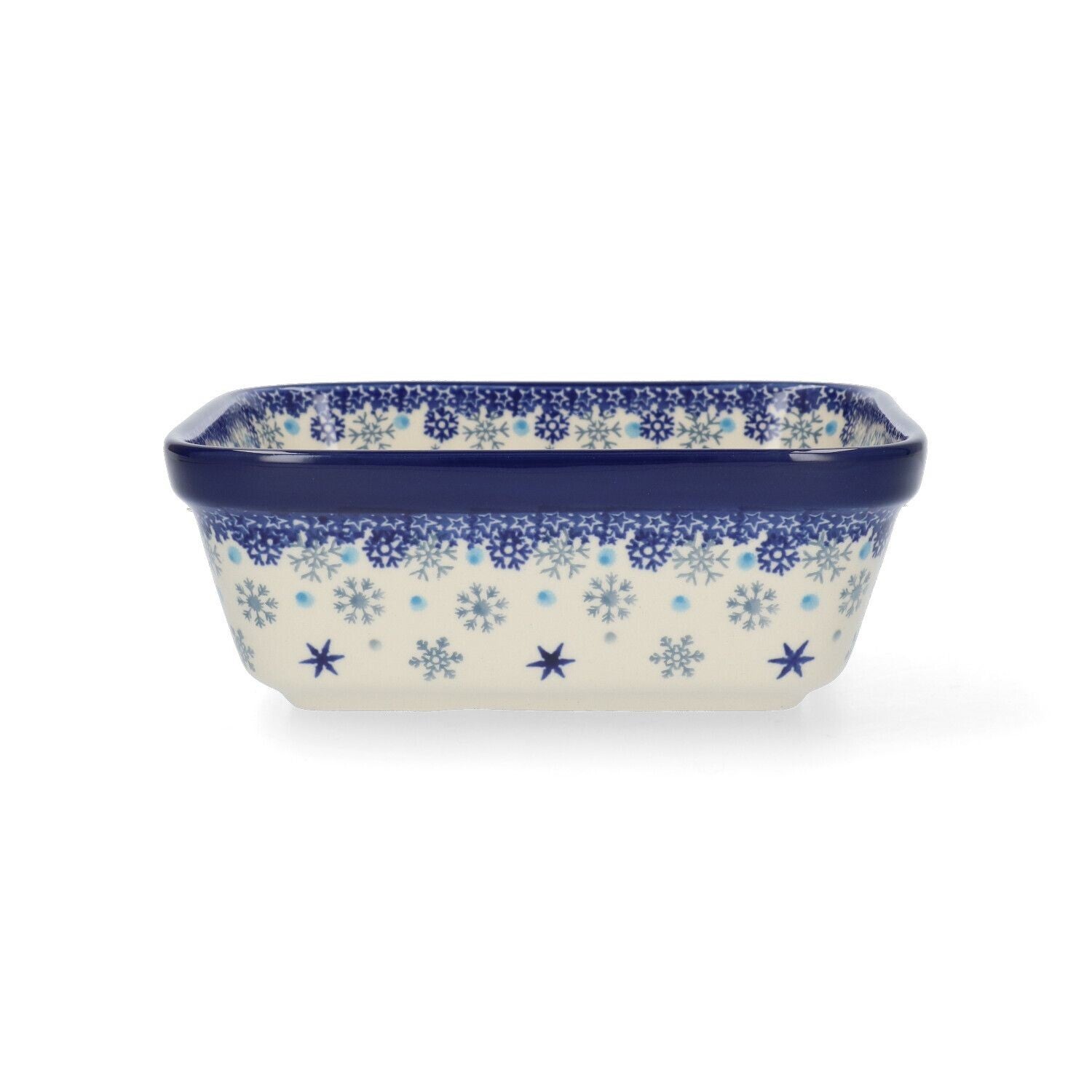 Bunzlau Castle Oven Dish Square 1550 ml - Ice Stars  1430-2974