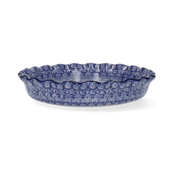 Bunzlau Castle  Pie Dish Wide Edge 1610 ml  Lace  1636-0884