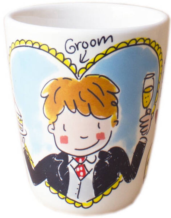 Blond Amsterdam beker Groom  170897