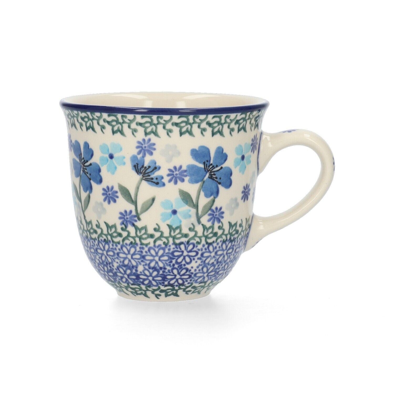 Bunzlau Casle  Tulp Mok Middel Groot 330 ml - Blossom Blue  1824-3507
