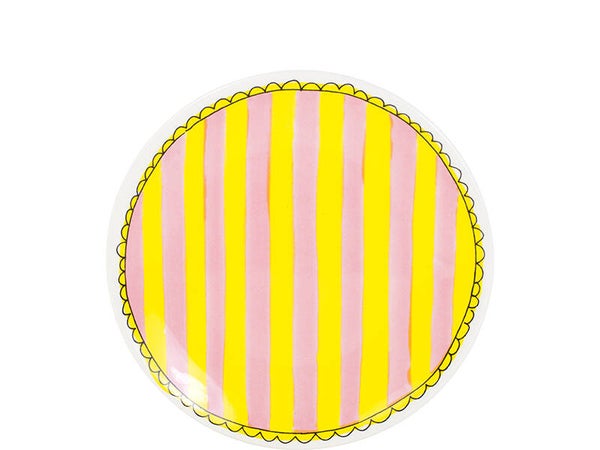 Blond Amsterdam PLATE 18 CM STRIPE  200066