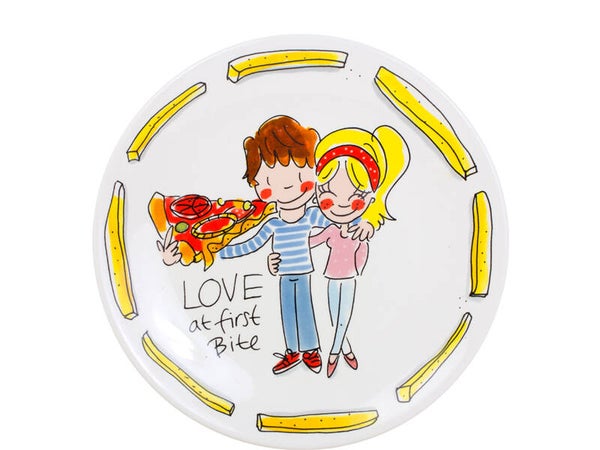 Blond Amsterdam SNACK PLATE 22 CM LOVE  200562