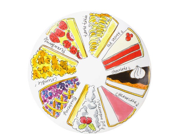 Blond Amsterdam CAKE: CAKEPLATE 33 CM ON FOOT CAKE  200842