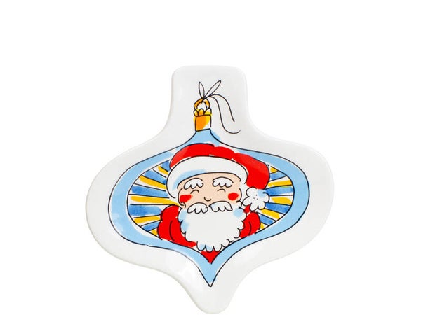 BLOND AMSTERDAM CHRISTMAS 3D PLATE SANTA  200962