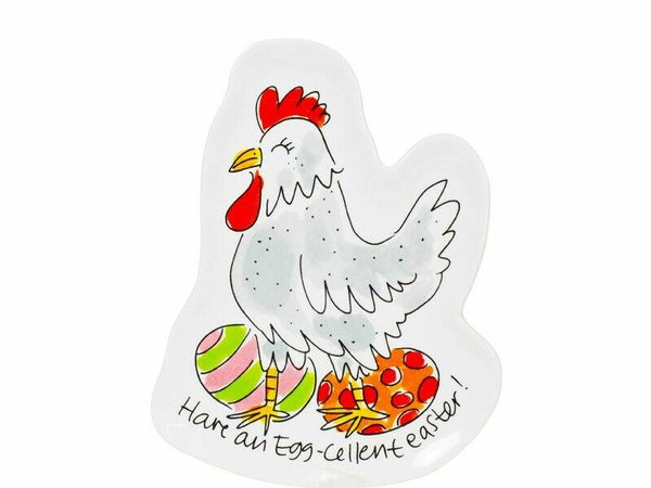 Blond Bord HAPPY EASTER: 3D PLATE CHICKEN  201074