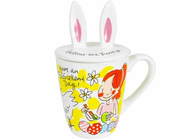 Blond Beker 3D MUG CHICKEN  "Pasen.  201076