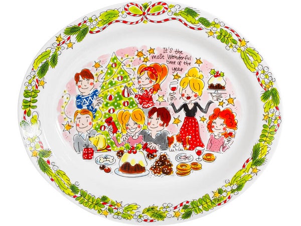 BLOND AMSTERDAM CHRISTMAS 2020: OVAL PLATE 26 CM 201156