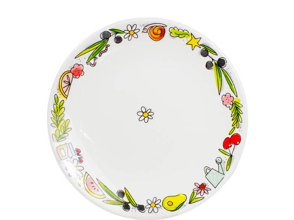 BLOND AMSTERDAM GREEN HAPPINESS: PLATE 22 CM   201322