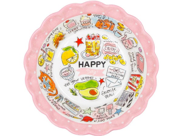 BLOND AMSTERDAM HAPPY - SERVING BOWL EDGED  201387