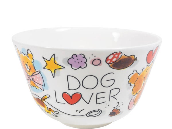DIER: BOWL 14 CM DOG LOVER  201555