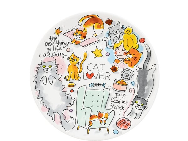 Blond Amsterdam  DIER: PLATE 22 CM CAT LOVER  201556
