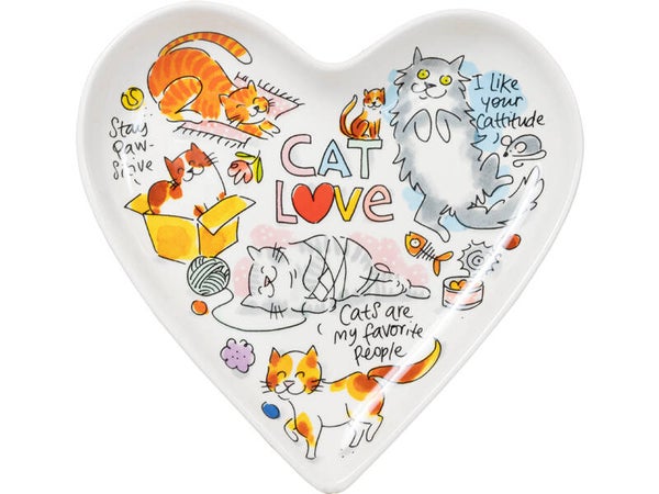 BLOND AMSTERDAM  DIER: HEART PLATE CAT 22 CM  201729