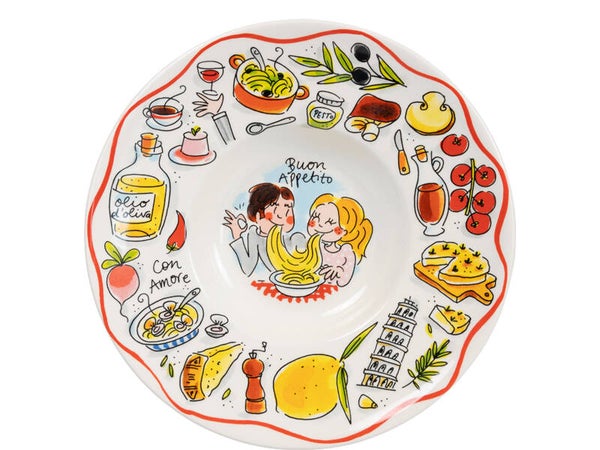 BLOND AMSTERDAM  PASTA: PASTA PLATE 24 CM BUON APPETITO  201995.