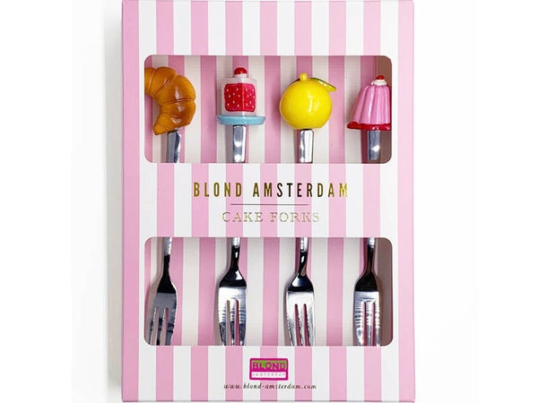 BLOND AMSTERDAM EB: CAKE FORKS, SET OF 4  202054