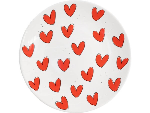 BLOND AMSTERDAM  LOVE: PLATE 22 CM HEARTS  202057