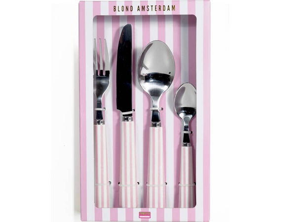 BLOND AMSTERDAM  EB: CUTLERY SET PINK  202147