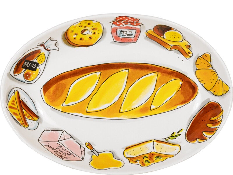 BLOND AMSTERDAM  EB: OVAL PLATE 28.5 CM  202287