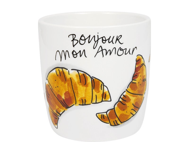 BLOND AMSTERDAM LOVE: CAPPUCCINO MUG 0,5L CROISSANTS  202311
